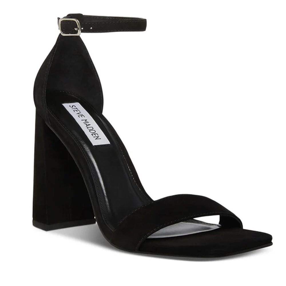 Steve Madden Block Strap Heels With Square Toe - image 1